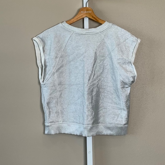 NWOT Anthropologie Pilcro Shiny Knit Muscle Top - Picture 12 of 16